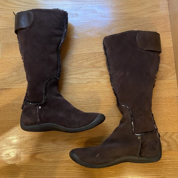 Nike Lab G Series Knee High Brown Suede Boot, Size 9 - Picture 2 of 13